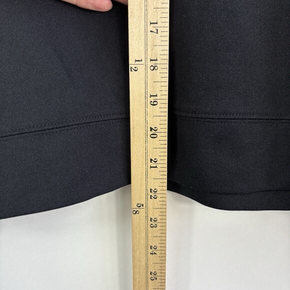 Izod Movement Womens Track Jacket Petite L black full zip Pickleball preppy Golf - Picture 16 of 16